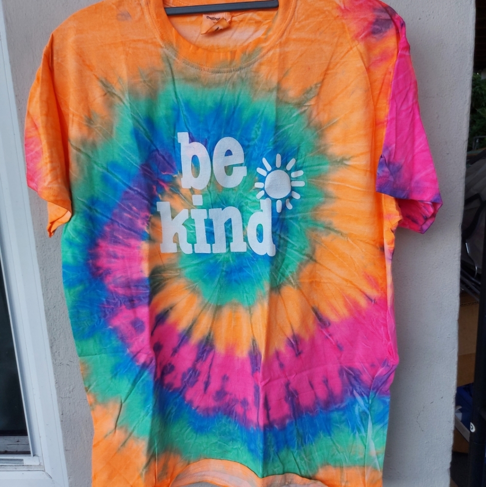 Tie dye womens t-shirt